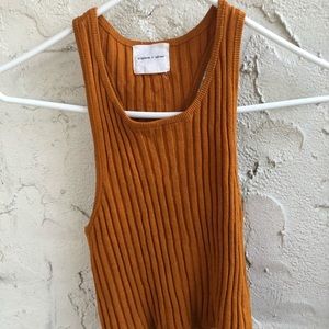 Urban Outfitters mustard tank top